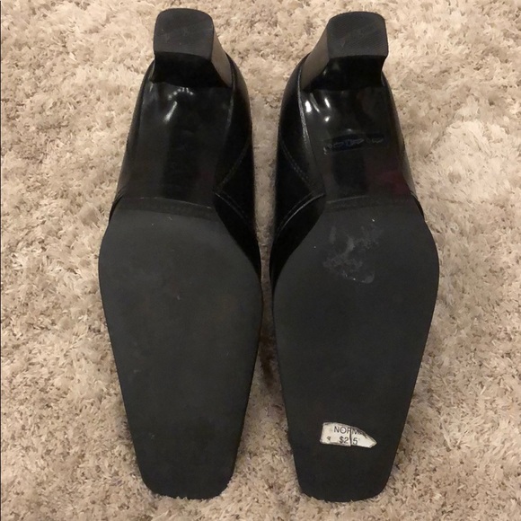 Paul Green Munchen Black Leather Shootie Heels - Picture 4 of 8